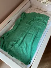 Mantas de algodón de punto para bebé, ropa de cama para recién nacido, manta para cochecito, suave, envolvente, multiusos