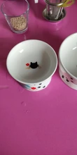 Container Pet-Bowl Pet-Feeder Pets Ceramic Dog Drinking-Feeding Cat Cute Cartoon 1PC