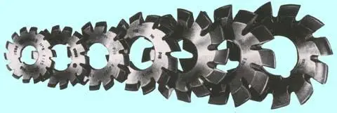 Рисунок 1 - Фреза m 7,0 (к-т из 8шт) 110х32мм Р6М5 20 град