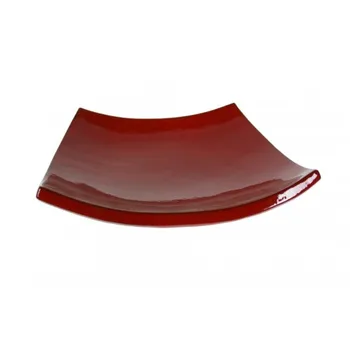 

Centerpiece square ceramic network. Measurements: 10x40x40 cm.
