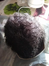 Cola de Caballo rizada Afro Puff, 100%, coleta de pelo humano brasileño con cordón con Clps para mujeres, negro Natural #2 #4, marrón