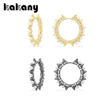 

Kakany New Yellow Colored Studs Mono Slide-In Earbuds with Bone Bone Zircon Earrings Monaco Designed as a Wedding Gift for Women