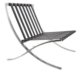 

Frame BARNA, stainless steel, with color straps Black