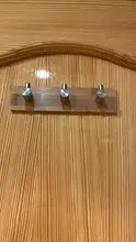 Shelf Hook Headphone-Key-Hanger Door-Towel Adhesive Wall-Clothes Bamboo Bathroom Stainless-Steel