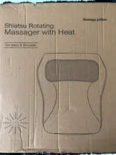 Novedosa almohada de masaje 3 en 1 para cuello, espalda, hombros y cintura, masajeador corporal, regalo para aliviar el dolor, fácil de llevar, para coche, hogar, enchufe europeo