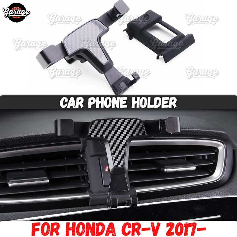 Car phone holder case for Honda CR-V- Aluminum Alloy molding 1 set decoration car styling accesories interior phone