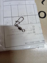 FISHINAPOT-30 unids/lote 2 #-10 #, Conector de acero inoxidable, cebo giratorio para pesca, anzuelo giratorio de bloqueo rápido