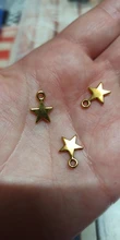 WYSIWYG 40pcs 11x8mm 3 Colors Tiny Star Charm Star Pendant For Jewelry Making