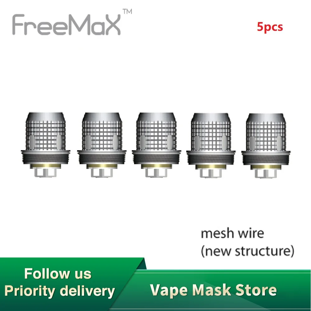 5pcs Original Freemax Fireluke Mesh Coil 0.15ohm Core Absorb Oil