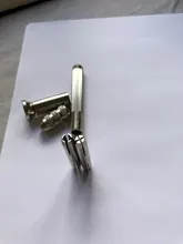 Herramientas de reparación de correas de reloj de taladro giratorio de mano de cuatro cabezas de plata, Kits de bandas de reloj de Metal de acero redondo, accesorios de herramientas de reparación