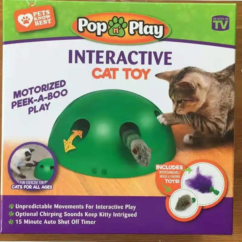 Игрушка для кошек POP N PLAY устройство когтей Когтеточка игрушечный материал
