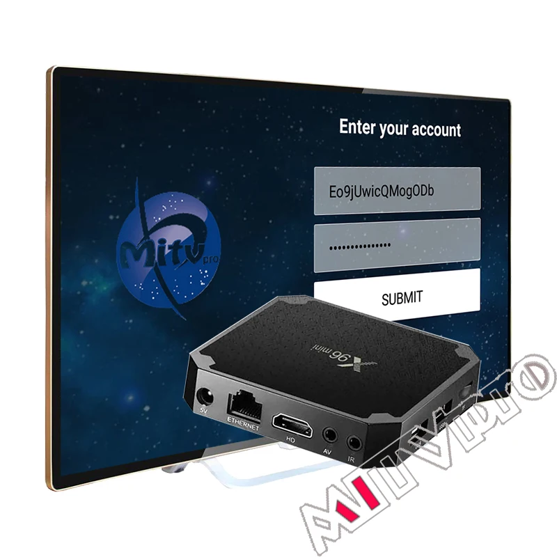 X96mini iptv android samrt IPTV box только mitv pro m3u neoprotv Streaming media player на предустановленное