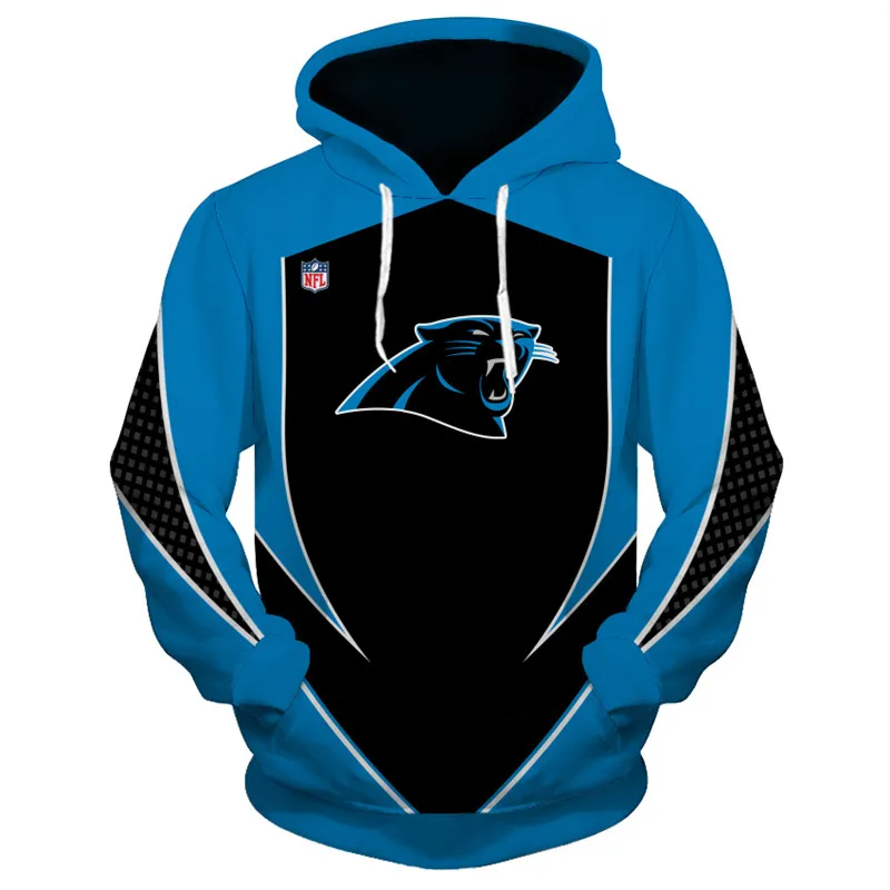 Fashion Carolina Panthers 3D Hoodie Cool Football Sweatshirt - Цвет: 00397