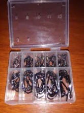 Fly Fishing Hook Worm Jig-Hole-Pesca High-Carbon-Steel Barbed-3 Pond 10-Series 100pcs/Box