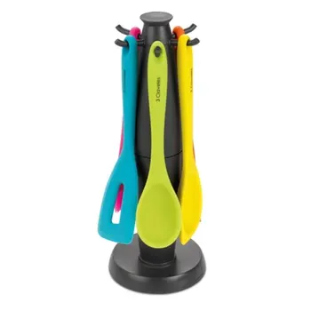 

Set utensils COC foot rotating SILIC 4636 3CLAV