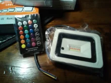 Outdoor Spotlight Projector-Lamp Remote-Controller Rgb Flood Color 100W Led IP68 50W