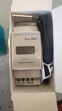 DIN-T del termostato, indicador de temperatura de 220V, visualización de temperatura ambiental