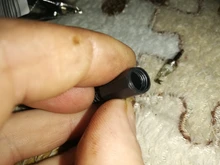 5 unids/lote conector de auriculares de 3,5mm macho conector de audio de dos canales 3,5 Mm con carcasa de plástico negro tamaño 5x0,9 cm