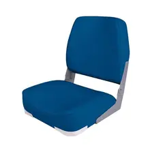Кресло складной мягкое Economy Low Back Seat, синее 75103B