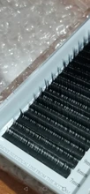 Extensiones de pestaña de visón para injerto, 16 filas, L/L +/LC/LD/LU, negro, 7-15mm, mezcla de pestañas individuales