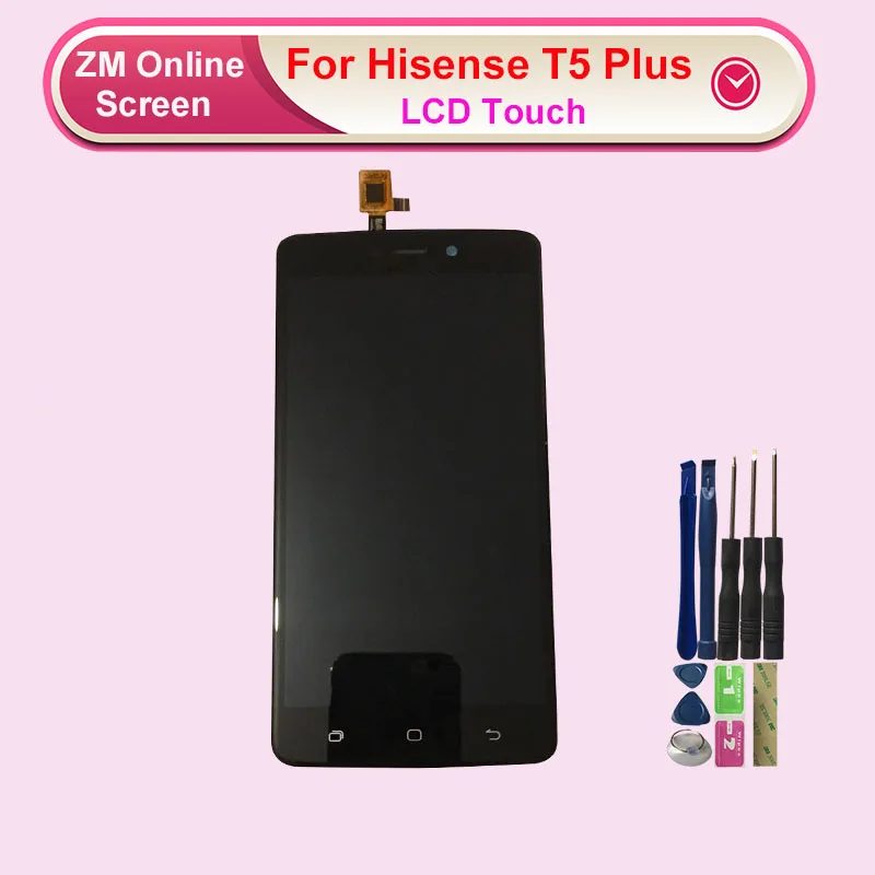 ЖК-дисплей RYKKZ для Hisense T5 Plus кодирующий преобразователь сенсорного экрана в сборе