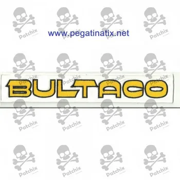 

BULTACO LOGO PARCHE BORDADO, iron patch, gestickter patch, patch brode, remendo bordado, toppa ricamata