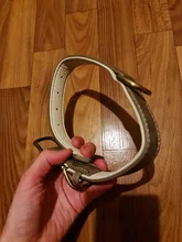 Leather Dog Collar Adjustable Double D-ring Dog Control Small Medium Large Dogs