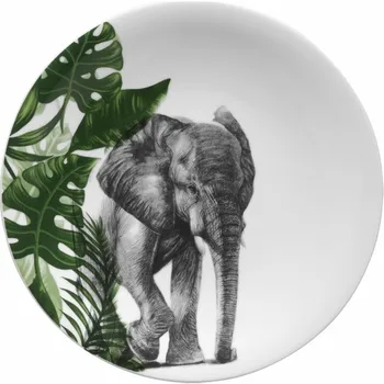 

Kutahya has Porcelain Doğadakiler 27 cm Service Plate Elephant