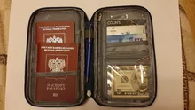 Cartera de viaje para pasaporte familiar, organizador de documentos creativo, resistente al agua, accesorios de viaje, bolsa de documentos, tarjetero