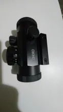 Mira telescópica para Rifle de caza táctica, visor óptico de 11mm y 20mm, punto rojo 1X40RD