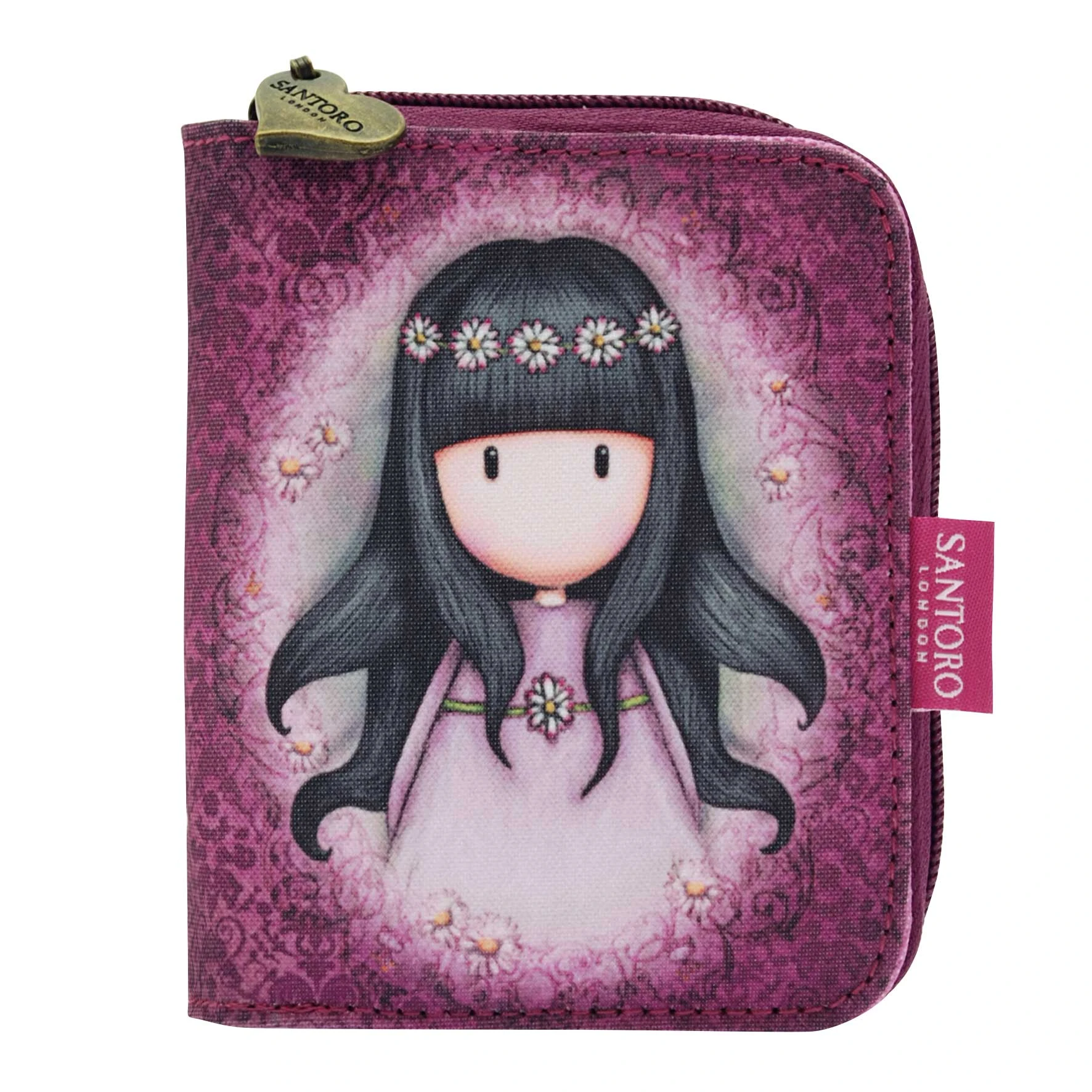 Monedero Gorjuss Oops a Daisy Sus Medidas Aproximadas son de 12 de Ancho x