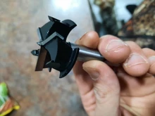 Drill-Bit Auger-Cutter Hole-Saw Forstner Woodworking Carbide-Tip 35mm Power-Tools 3-Flutes