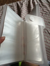 1pc 120 ranuras portadores de identificación PP mate tarjeta libro tarjetas de gran capacidad Clip billete colección de las existencias