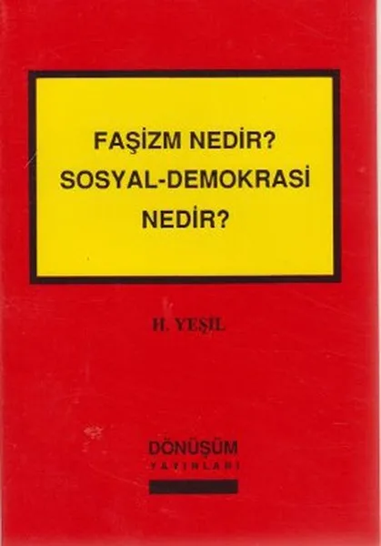 Фашизм? Социал-демократический? H. Green конверсионные издания (Турецкий) |