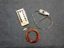 String-Light Timing-Battery Christmas-Decoration Remote-Control Festive Party Copper