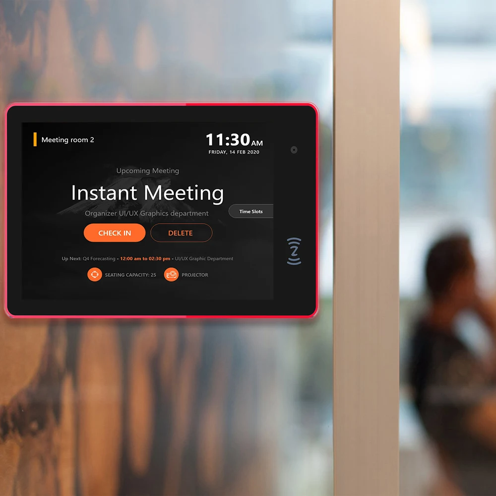 10 1 inch conference meeting room schedule display tablet pc wall 
