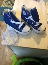 Zapatillas de deporte altas para niña y niño, zapatos en 13 colores para niño pequeño, zapatillas de deporte para bebé, zapatillas de lona con estrella, Zapatos para niño