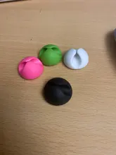 4 unid/set de organizador de cables, soporte de silicona para auriculares, gestión de cables, gestor de cables de escritorio