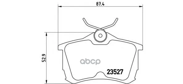 Колодки Тормозные Honda Accord 2.0/2.2/2.4 98 Задние Brembo P28030 Brembo арт. P28030