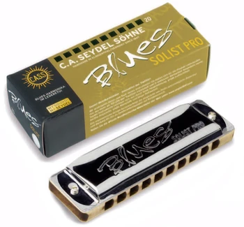

11301d solid pro D harmonica, Seydel Sohne