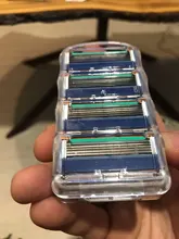 4 unids/lote cuchillas de afeitar 5 capa de hojas de afeitar para Gilettee de energía de fusión de afeitar cuchillas Gillette Proglide máquina