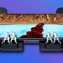 H9 шесть пальцев пубг контроллер мобильный триггер L1R1 джойстик для шутеров игровой коврик держатель телефона с охлаждающими вентиляторами