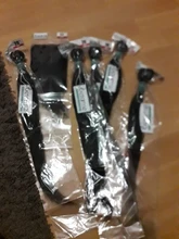 Mechones de pelo lacio brasileño con cierre, no Remy, 2x4, Bresiliens, con mechones de Bajo Ratio, 50 g/unid