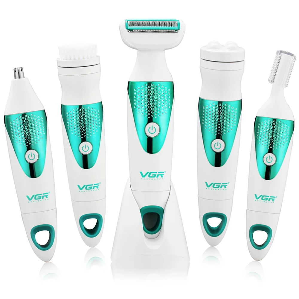 5 в 1 электробритва Водонепроницаемый бритва для бритья машина Для женщин волосы