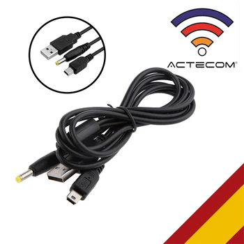 

ACTECOM CABLE DE CARGA Y DATOS PSP 1000 2000 3000 2 en 1 Datos Carga Cable