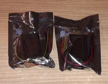 LED Digital DC amperímetro voltímetro de 4 bits 5 alambres DC 200V 10A medidor de corriente de voltaje de la fuente de alimentación de LED azul rojo pantalla doble Detector