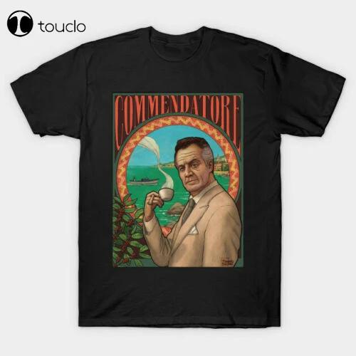 Черная футболка Commendatore Paulie Gualtieri из сериала Мафия сопранос | Мужская одежда