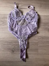 Yimunancy-Body de encaje Floral para mujer, Body transparente Sexy de peluche, monos ajustados para mujer 2020