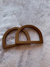 Bolsa de madera mango de madera reemplazo bolso de bricolaje Marco de monedero bolsa Accesorios