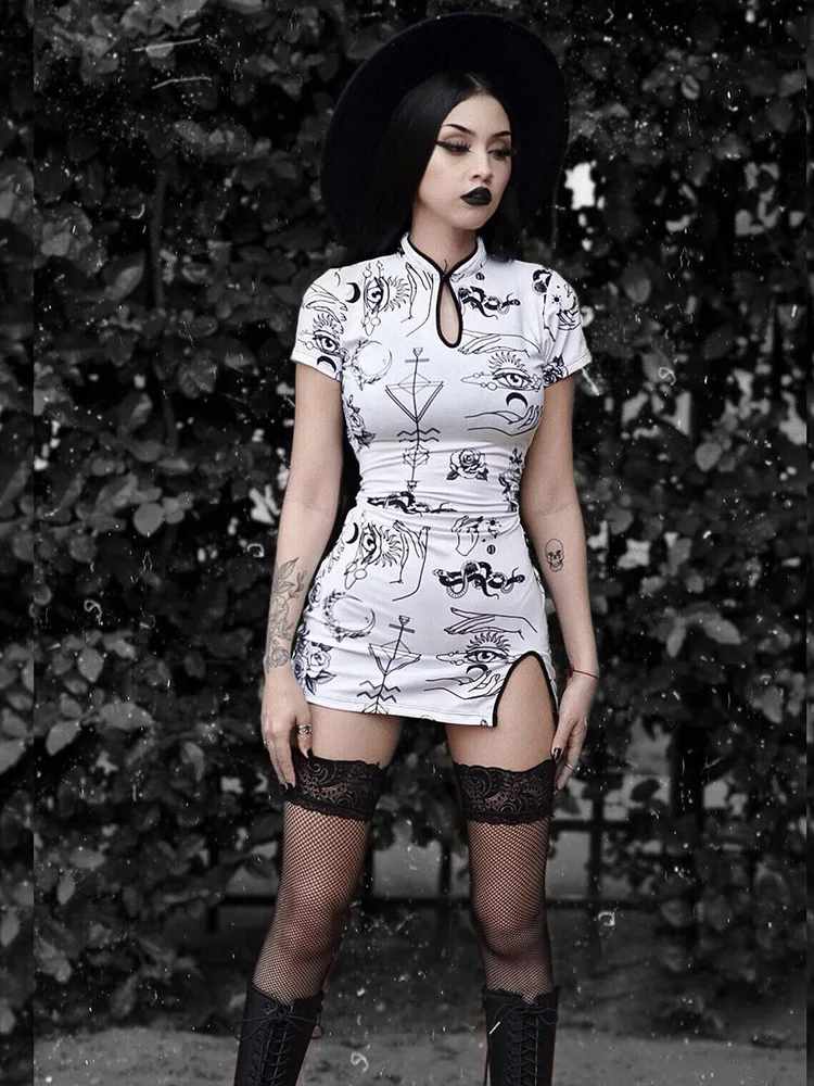Gothic Slim Dress 2